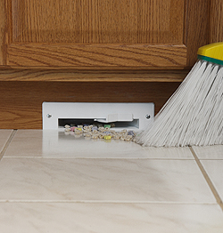 VacPan-Imagine a broom that never needs a dustpan and has the cleaning power of a central vacuum system. With our revolutionary new central vacuum outlet, any broom can have this power.